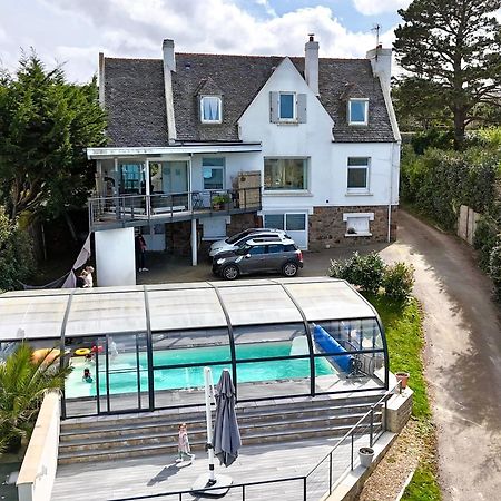Maison De Vacances - Vue Mer Avec Piscine Carantec Exterior foto