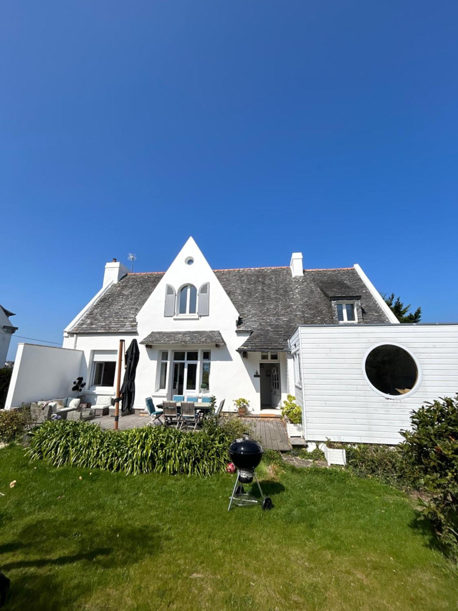 Maison De Vacances - Vue Mer Avec Piscine Carantec Exterior foto